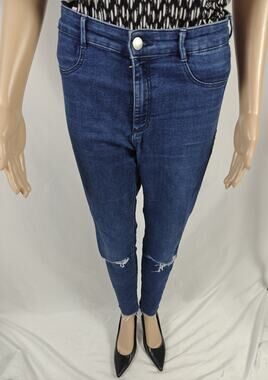 Women's Zara Skinny Jeans Blue Size 6